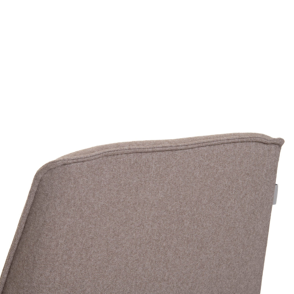 Nova - Swivel Dining Chair With 'A' Black Metal Leg In Fabric Grade 1