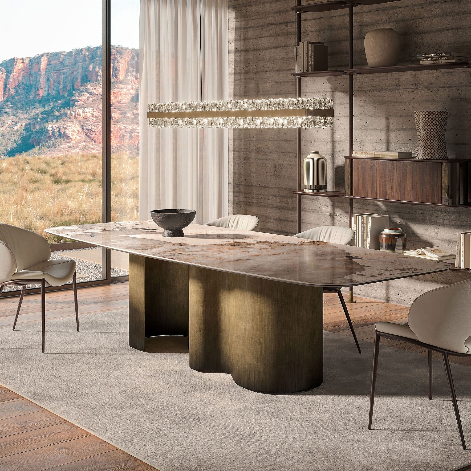 Cattelan Papel - Dining Table In Premium Keramik 300 x 128cm Sag