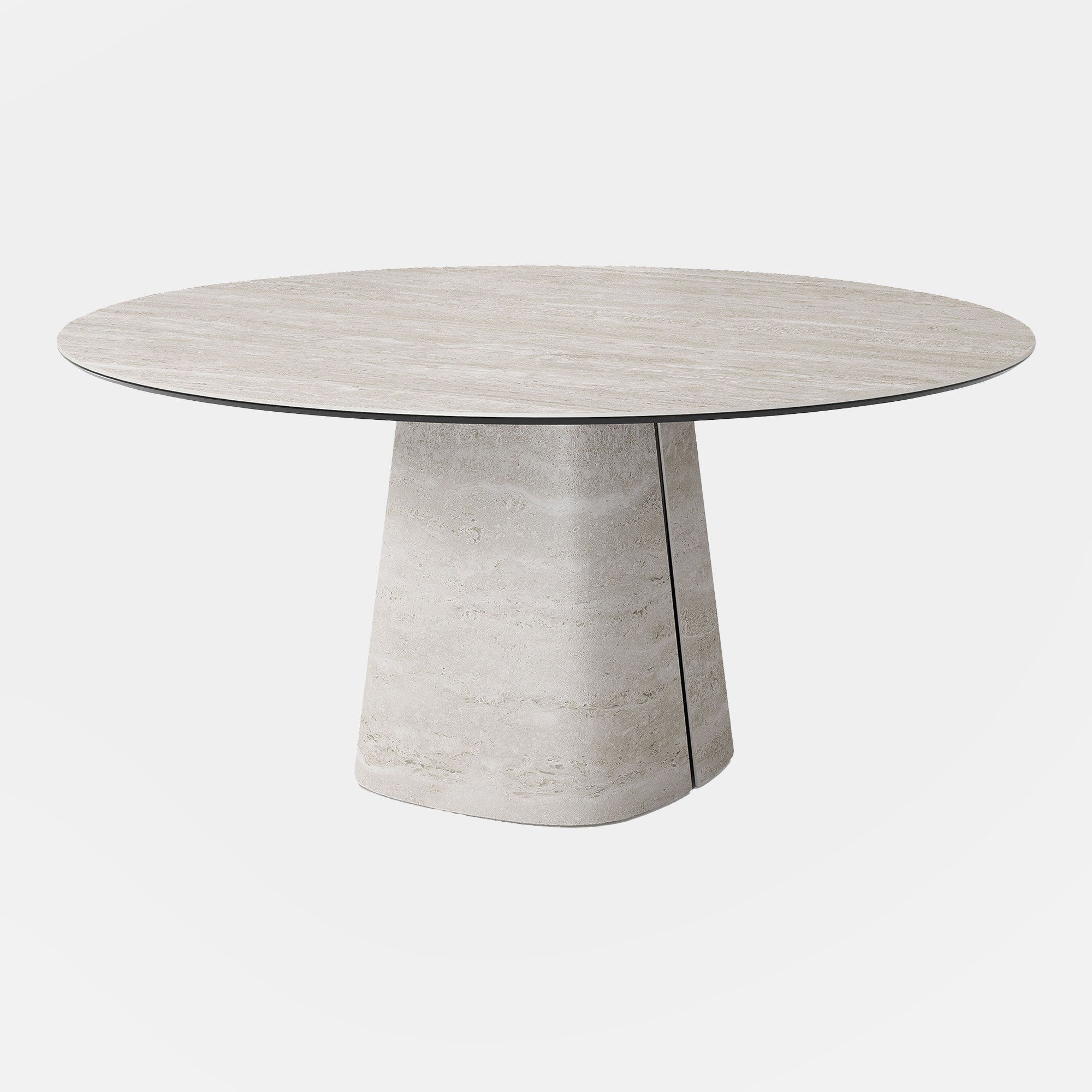 Cattelan Rado - Round Dining Table In Keramik 158cm