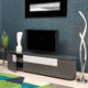 180cm TV Unit on Plinth In Matt Finish Laquered Structure Without LED