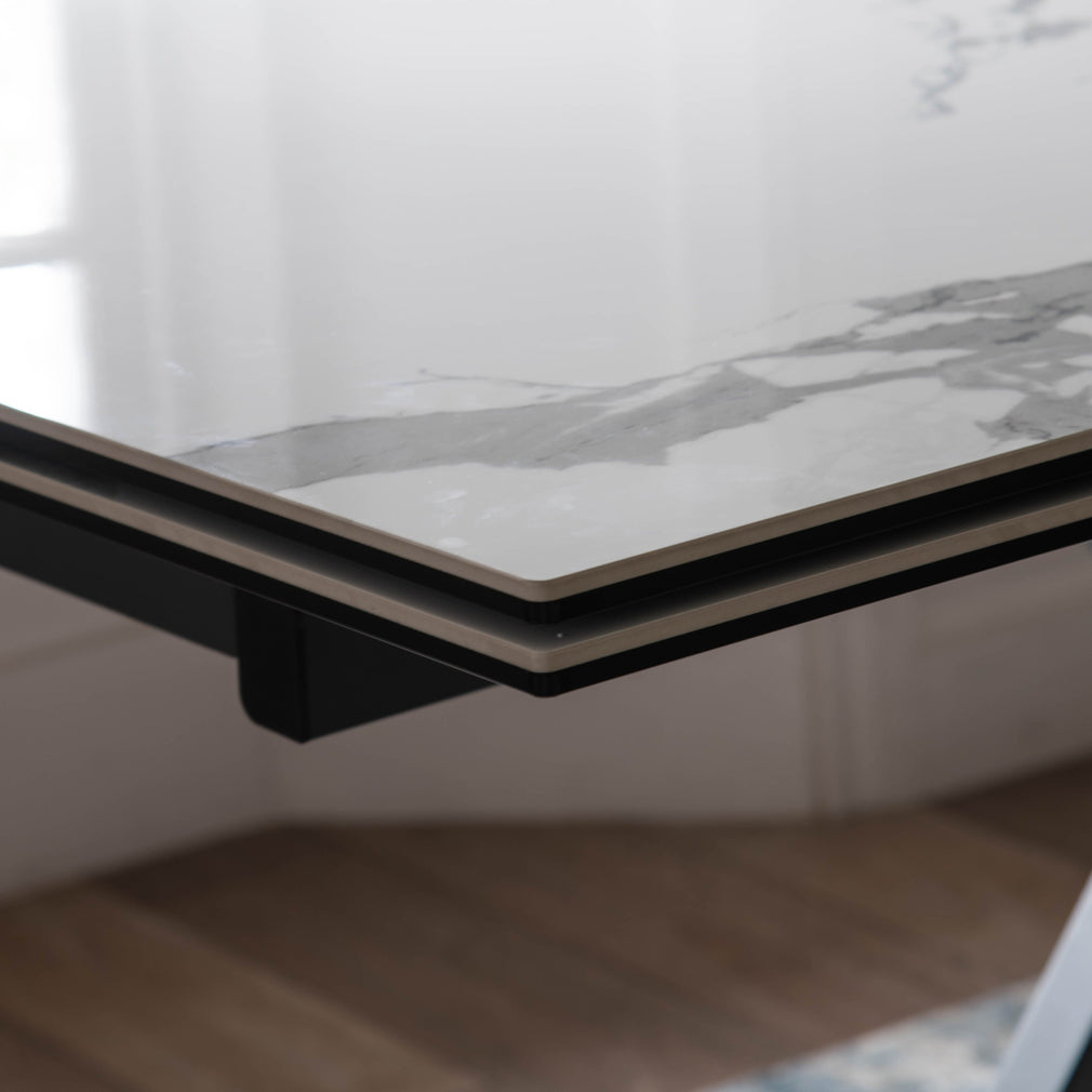 Silvano - Ceramic Extending Dining Table