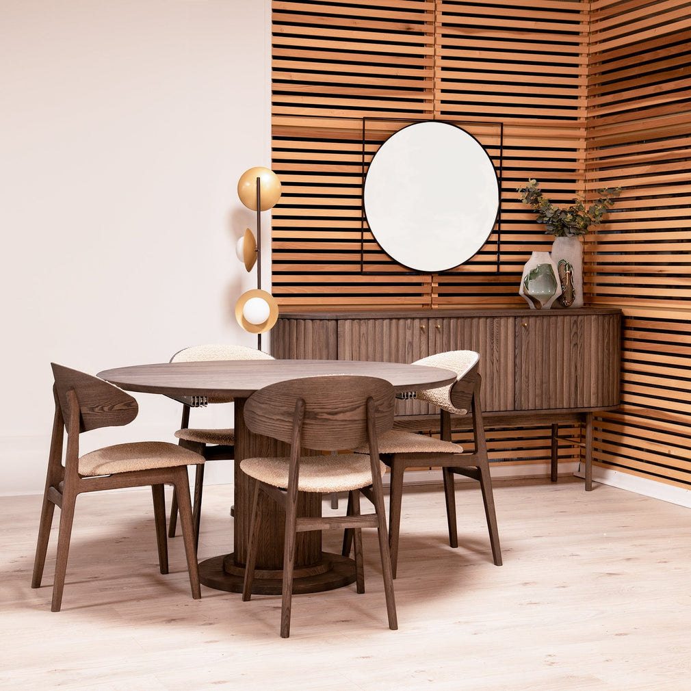 Thoren - Round Extending Dining Table 100-145cm