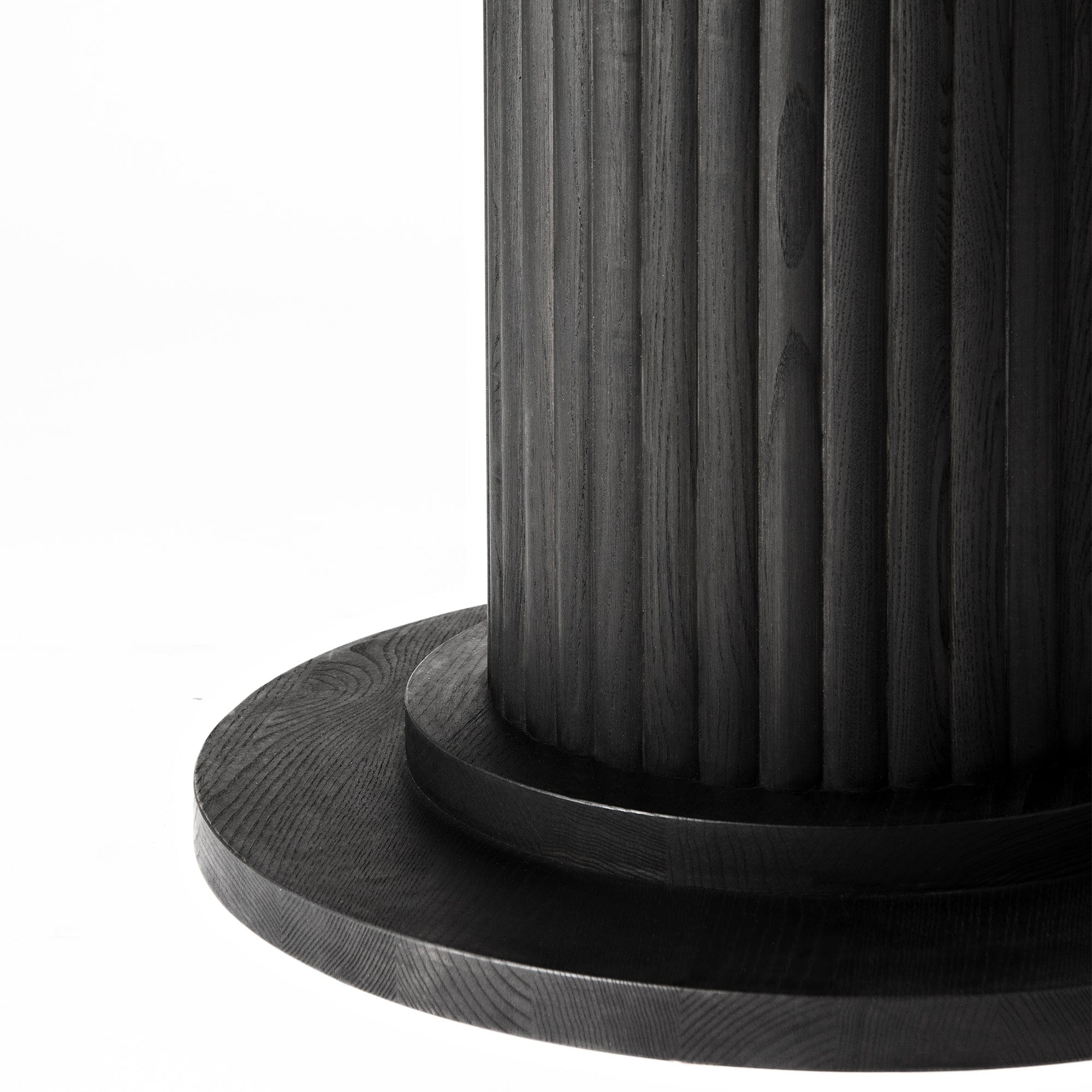120cm Round Fixed Top Dining Table, Edge Profile 3