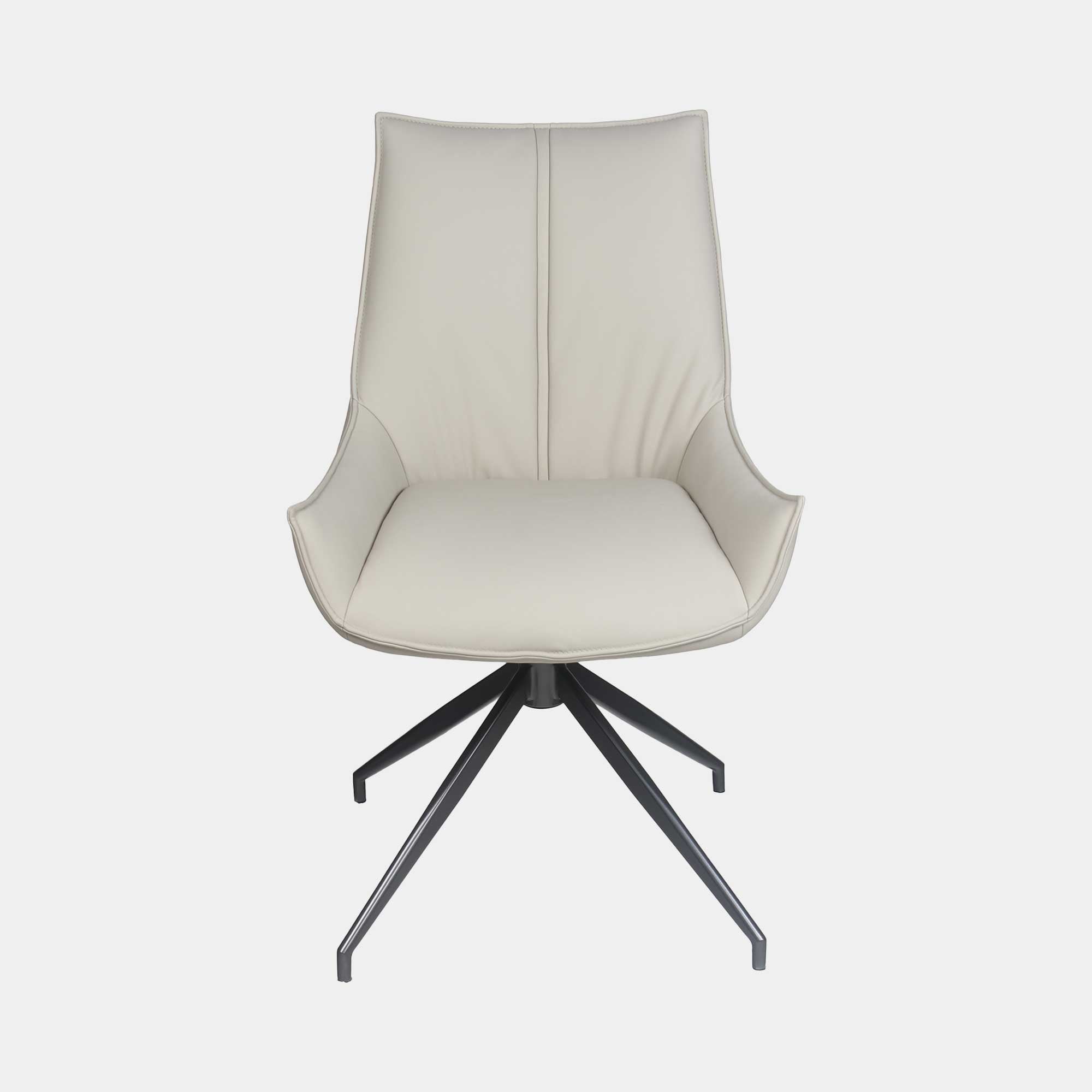 Torres - Swivel Dining Chair In PU Beige