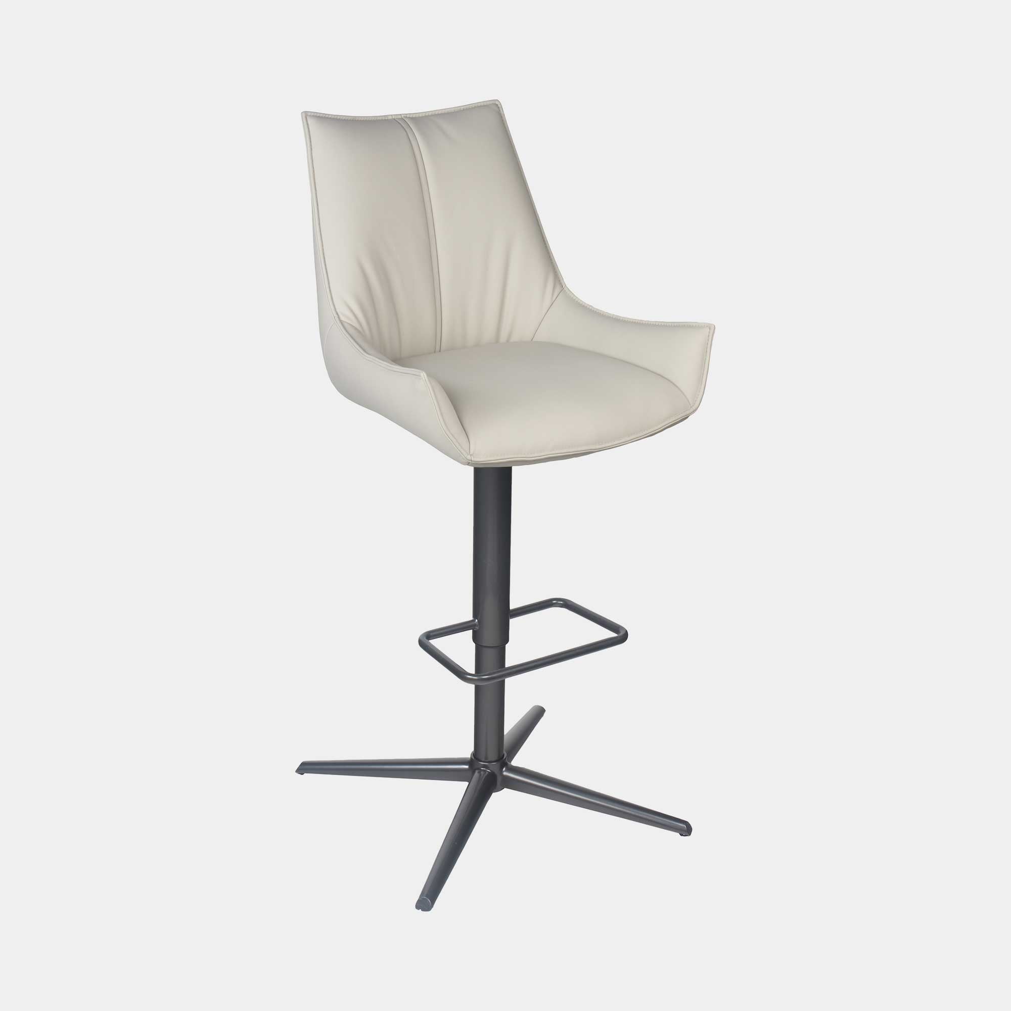 Torres - Swivel Bar Stool In PU Beige
