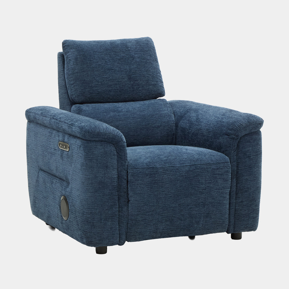 Odeon - Power Recliner Chair With Bluetooth In Fabric Grade F6
