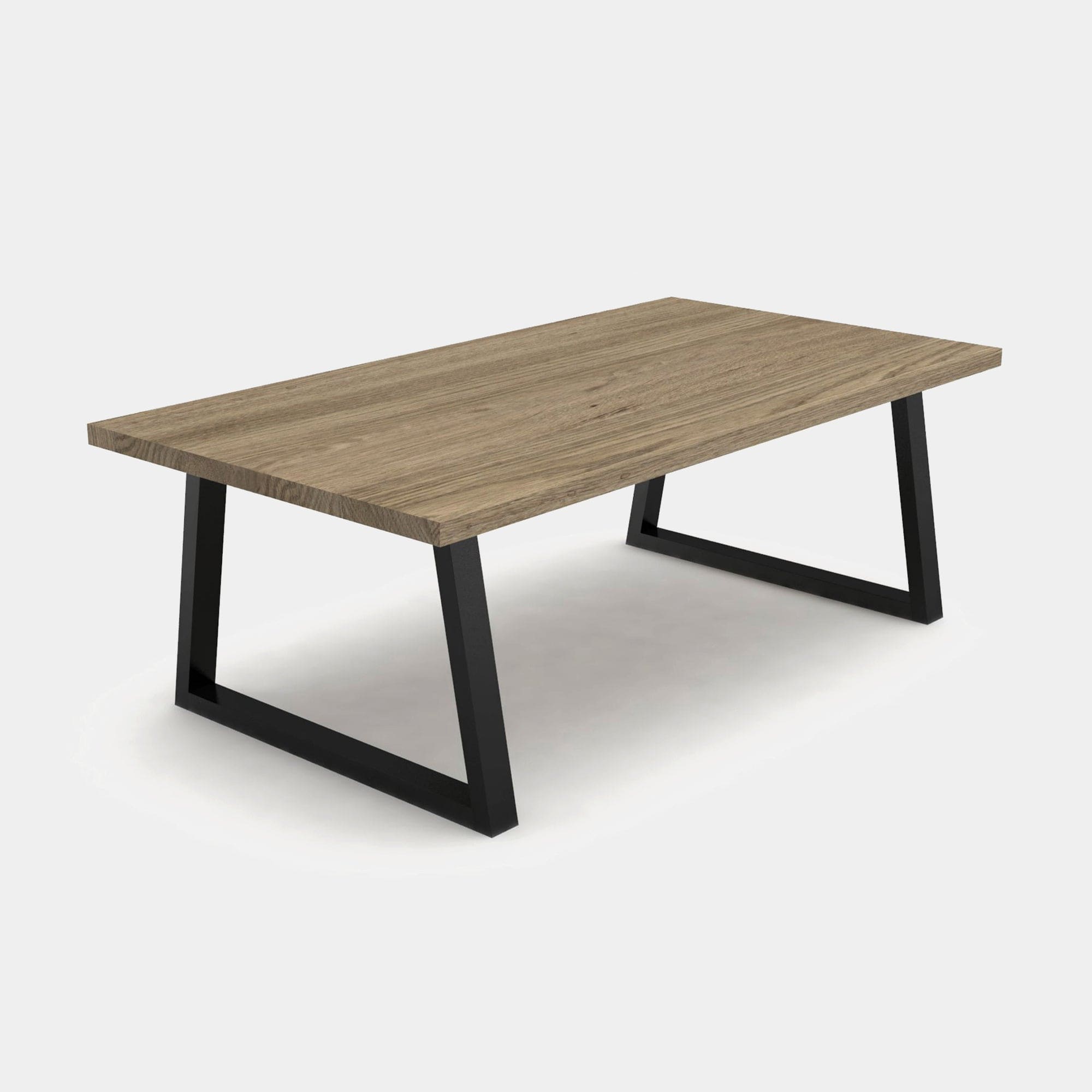 130x70x45cm Coffee Table With Black Steel Leg 8