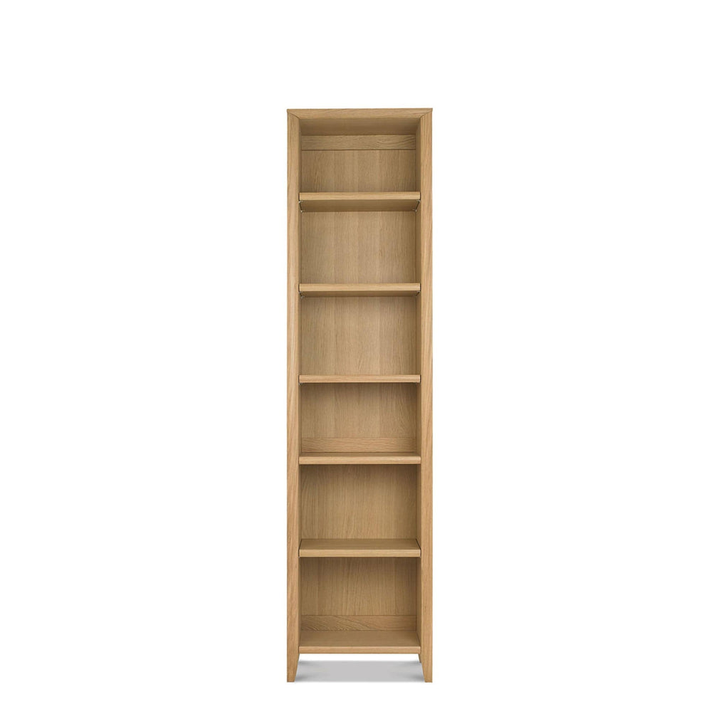 Narrow Bookcase With Oak Finish (Warehouse Assembly Required)
