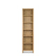 Narrow Bookcase With Oak Finish (Warehouse Assembly Required)