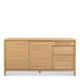 Wide Sideboard With Oak Finish