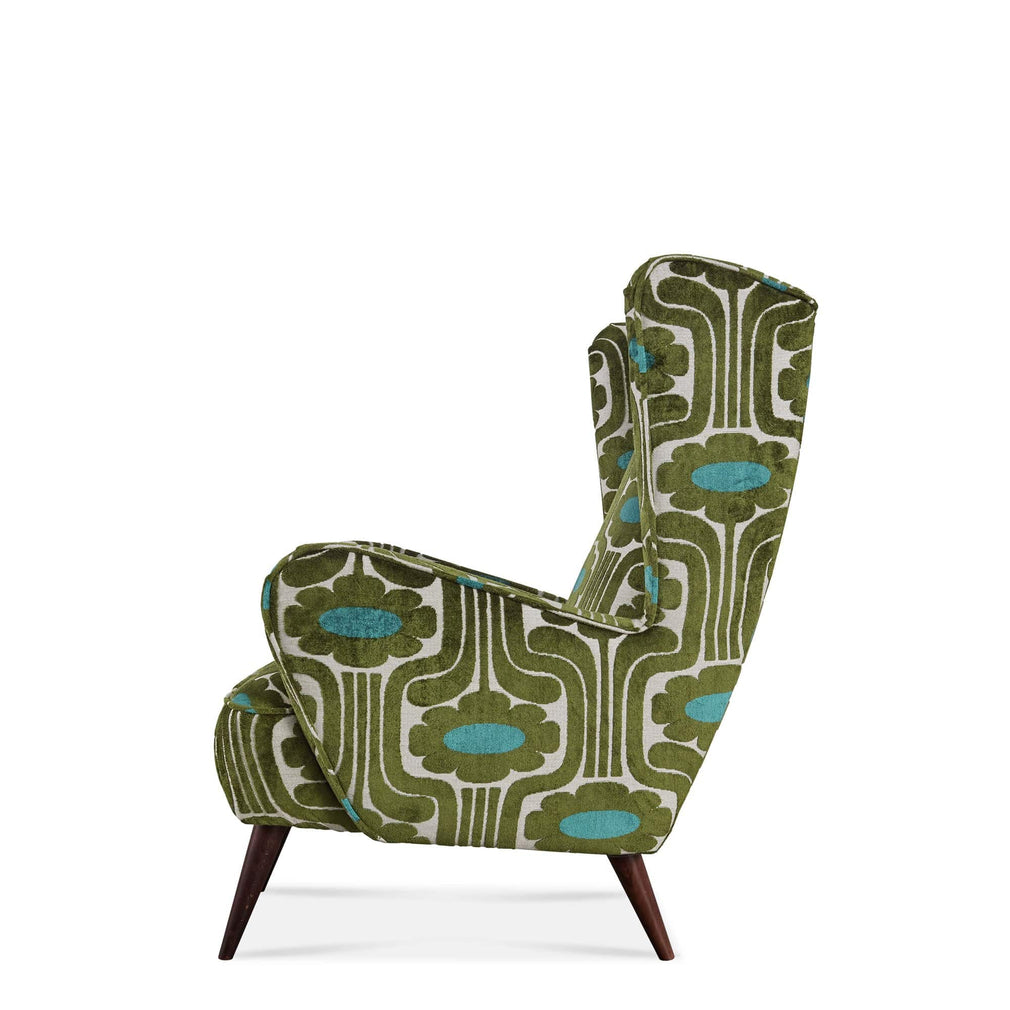 Armchair In Fabric Pattern All Over