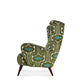 Armchair In Fabric Pattern All Over