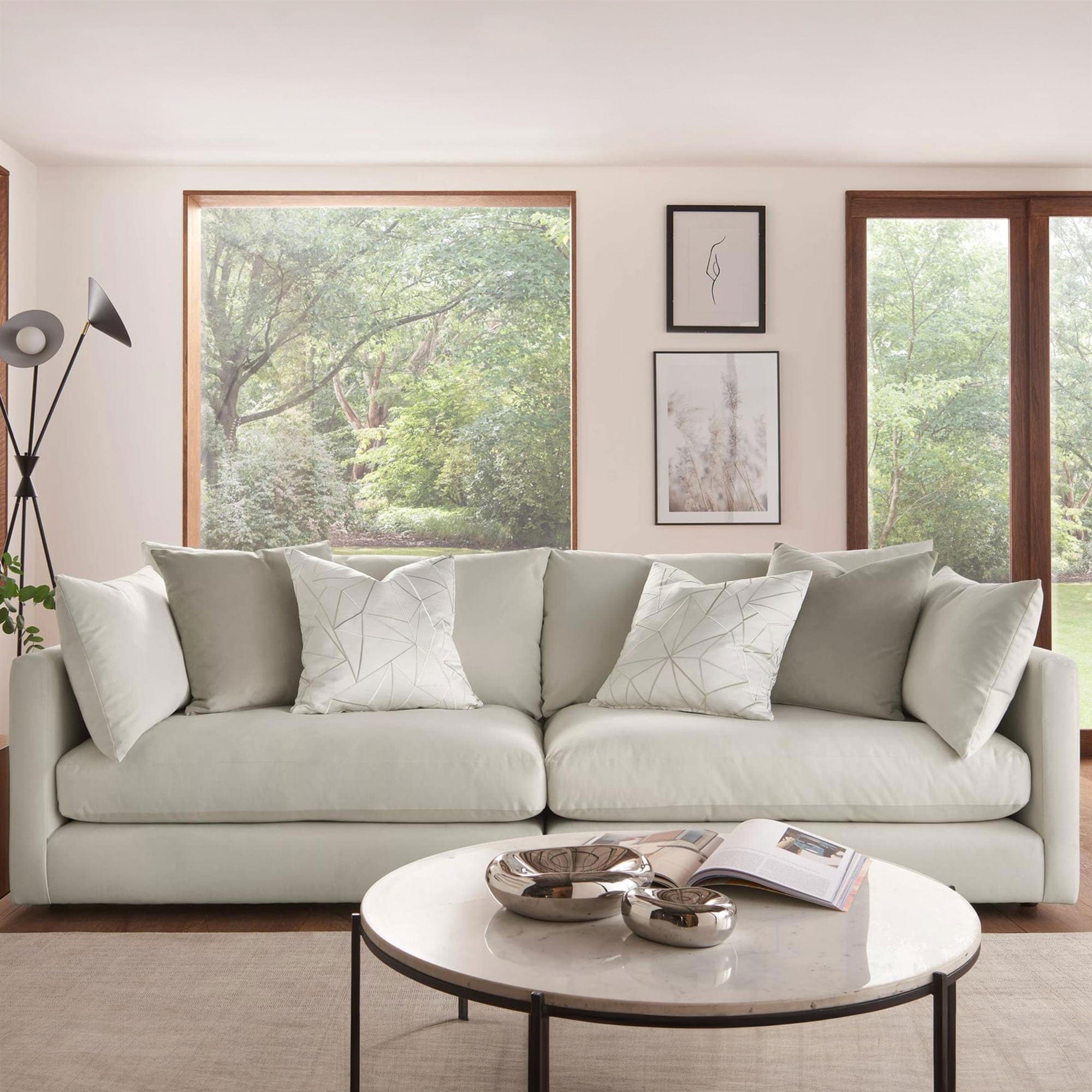 Small Sofa (With Foam Seat Interior) In Grade C Fabric