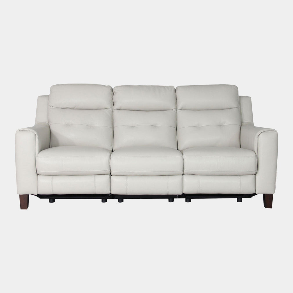 Caserta - 3 Seat Sofa With Power Recliners In Leather Cat 15 H/Split