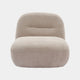 Amelia - Swivel Accent Chair In Fabric Oyster