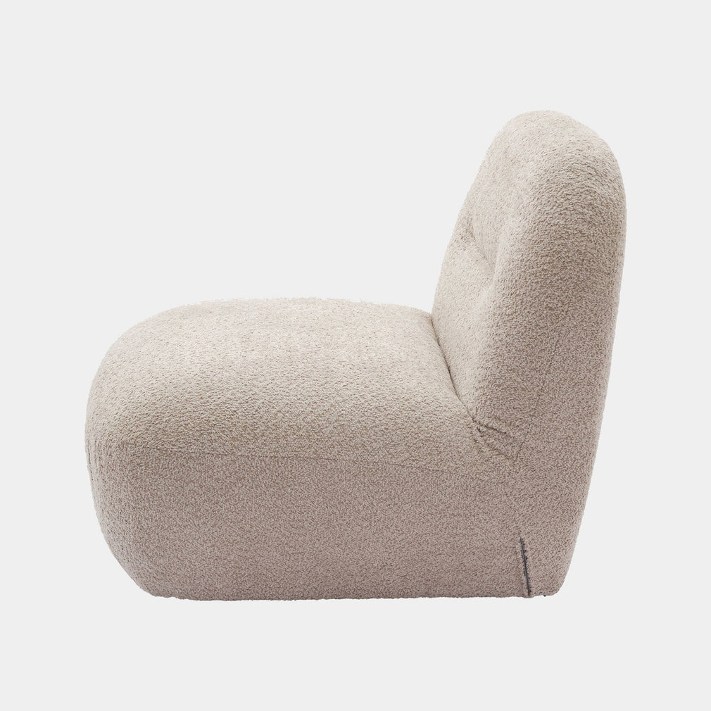 Amelia - Swivel Accent Chair In Fabric Oyster