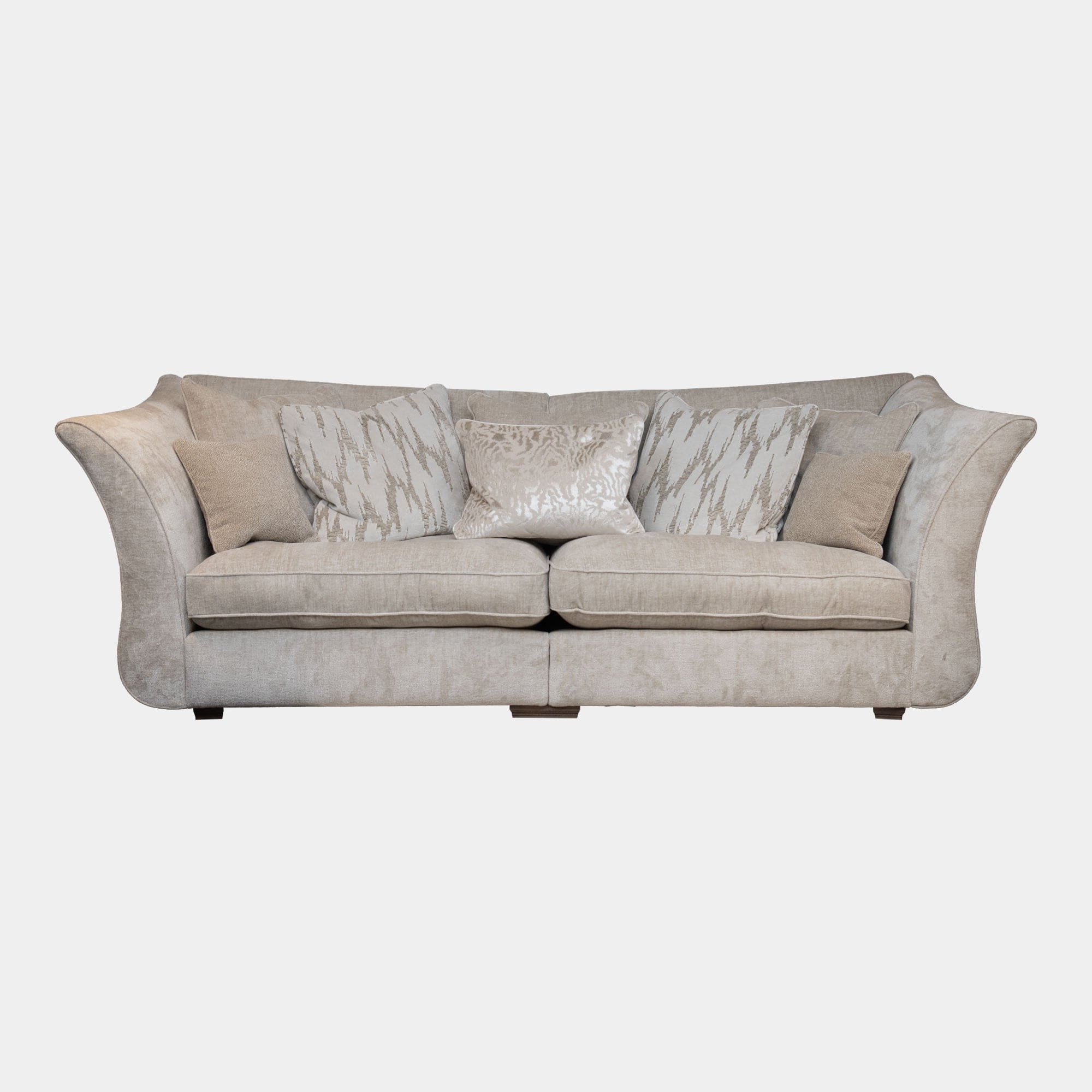 Araminta - Grand Split Pillow Back Sofa (Fibre Interior) In Fabric Cat A