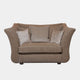 Araminta - Loveseat Pillow Back (Fibre Interior) In Fabric Rodin Combo