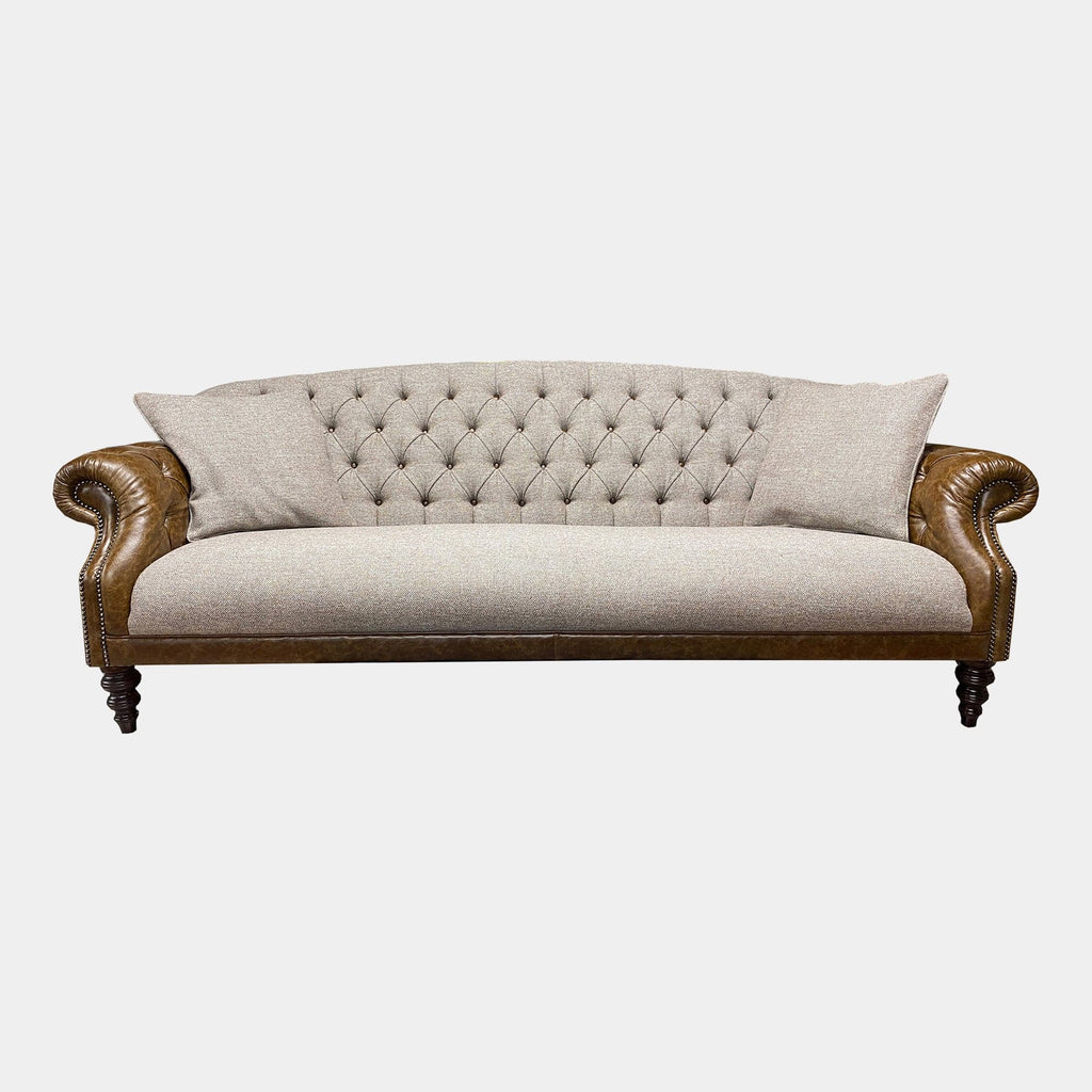 Arbroath Harris Tweed Grand Sofa Fabric & Leather