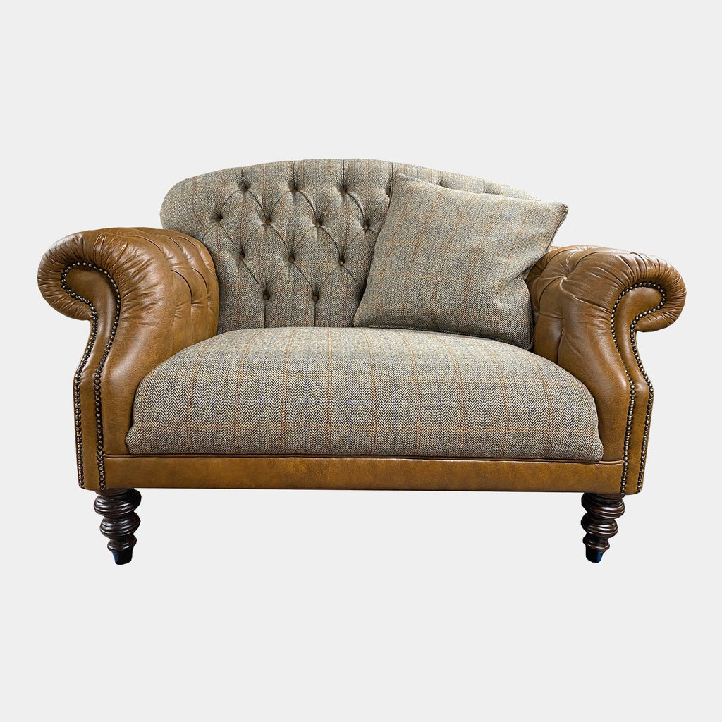 Arbroath Harris Tweed Snuggler Fabric & Leather