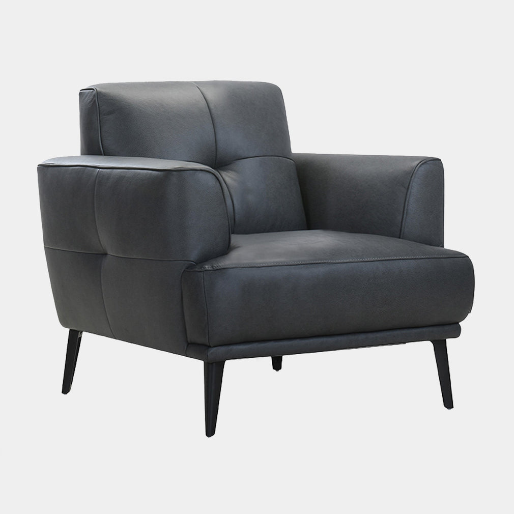 Chair In Full Leather Cat 15 H/H