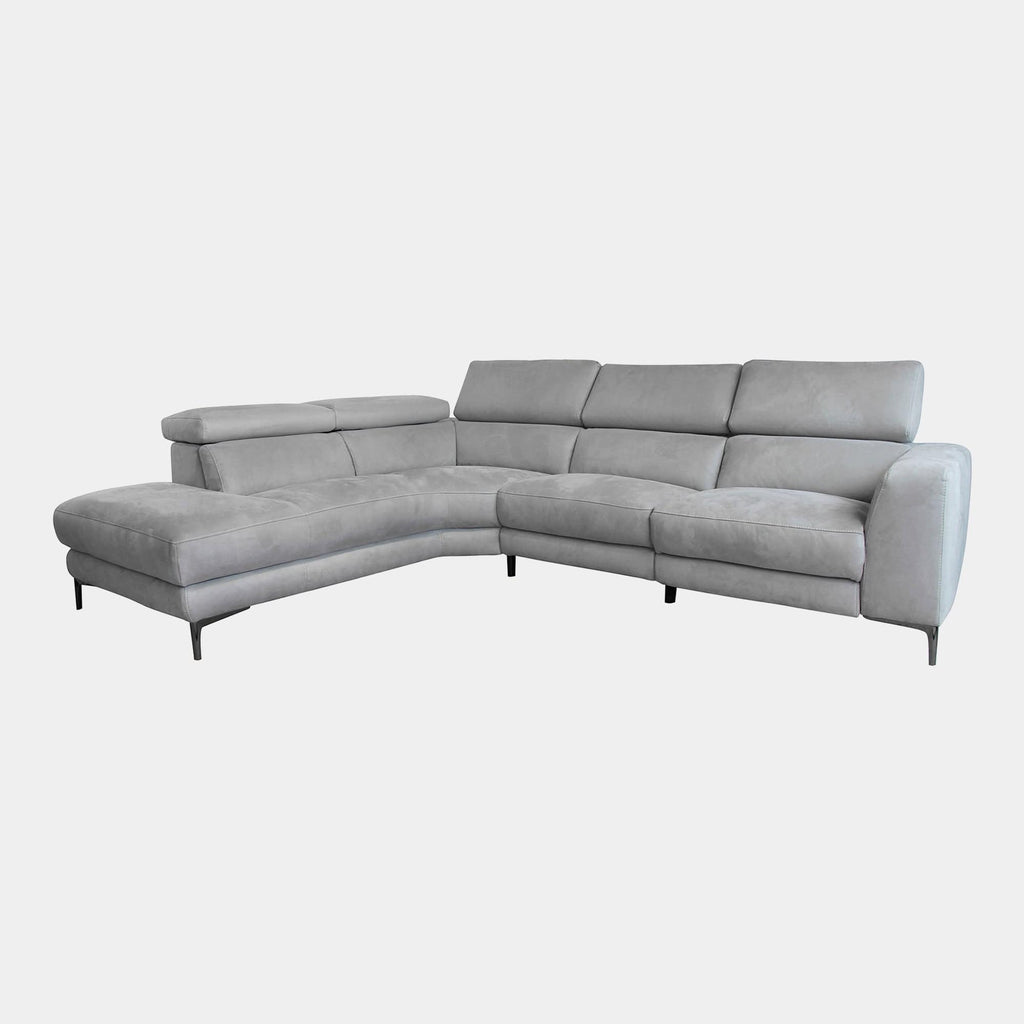 Bella Recliner Corner Sofa USB Function Fabric