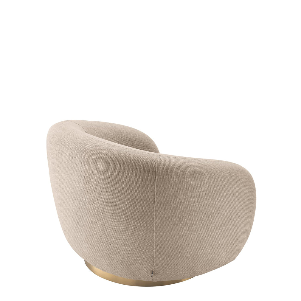 Swivel Chair In Avalon Sand