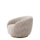 Swivel Chair In Mademoiselle Beige