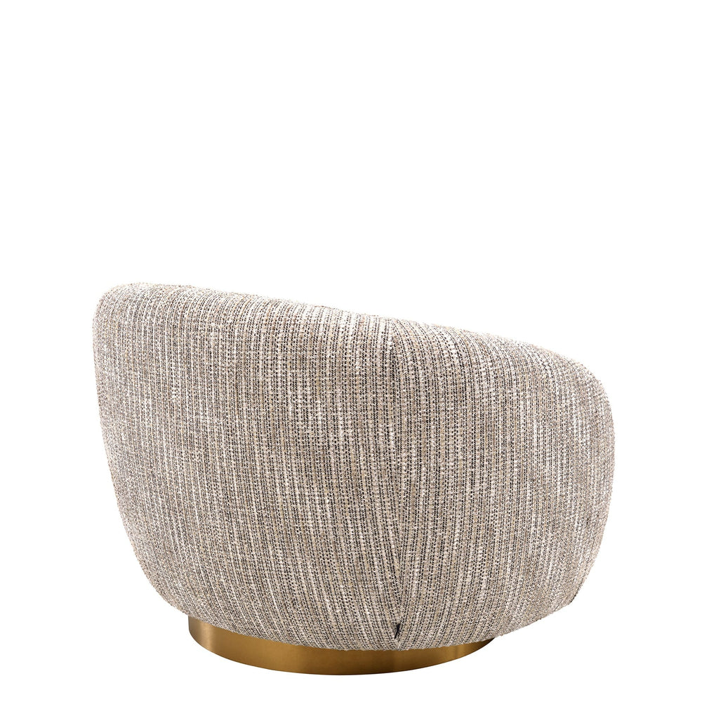 Swivel Chair In Mademoiselle Beige