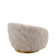 Swivel Chair In Mademoiselle Beige