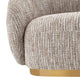 Swivel Chair In Mademoiselle Beige