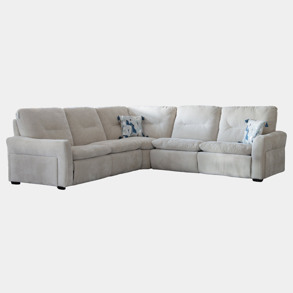 California - Corner Group Sofa With Power Recliners, Fabric