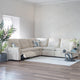 California - Corner Group Sofa With Power Recliners, Fabric
