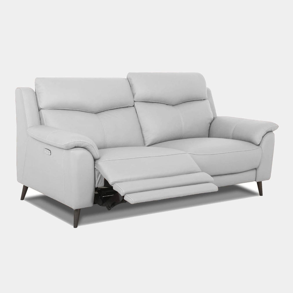 2.5 Seat (Split) Sofa With Power Recliners And USB Toggle In Leather Cat 20 Split