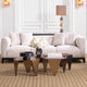 Chair In Fabric Lyssa Off-White