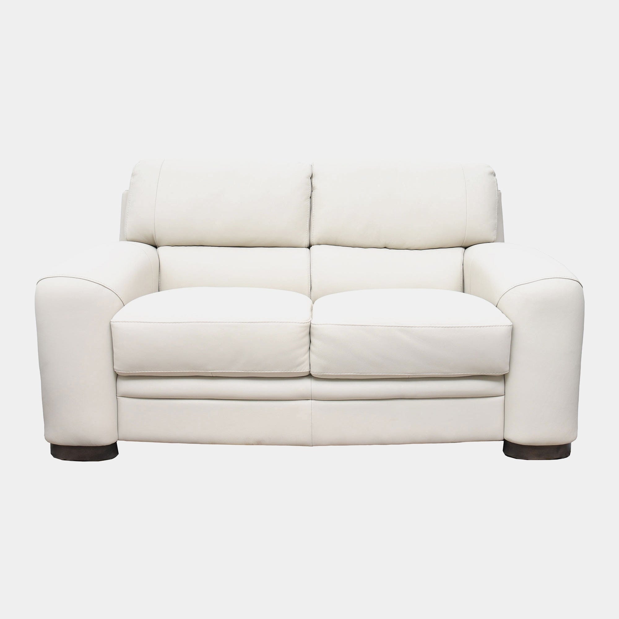 2 Seat Sofa In Leather Cat S11 Ontario White 1166
