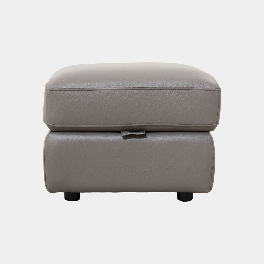 Criterion - Storage Footstool In Leather