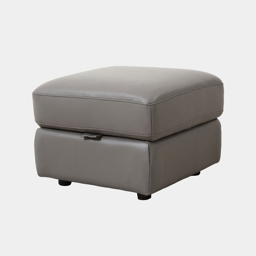 Criterion - Storage Footstool In Leather