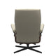 Stressless David - Chair & Footstool With Cross Base, Leather