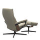 Stressless David - Chair & Footstool With Cross Base, Leather