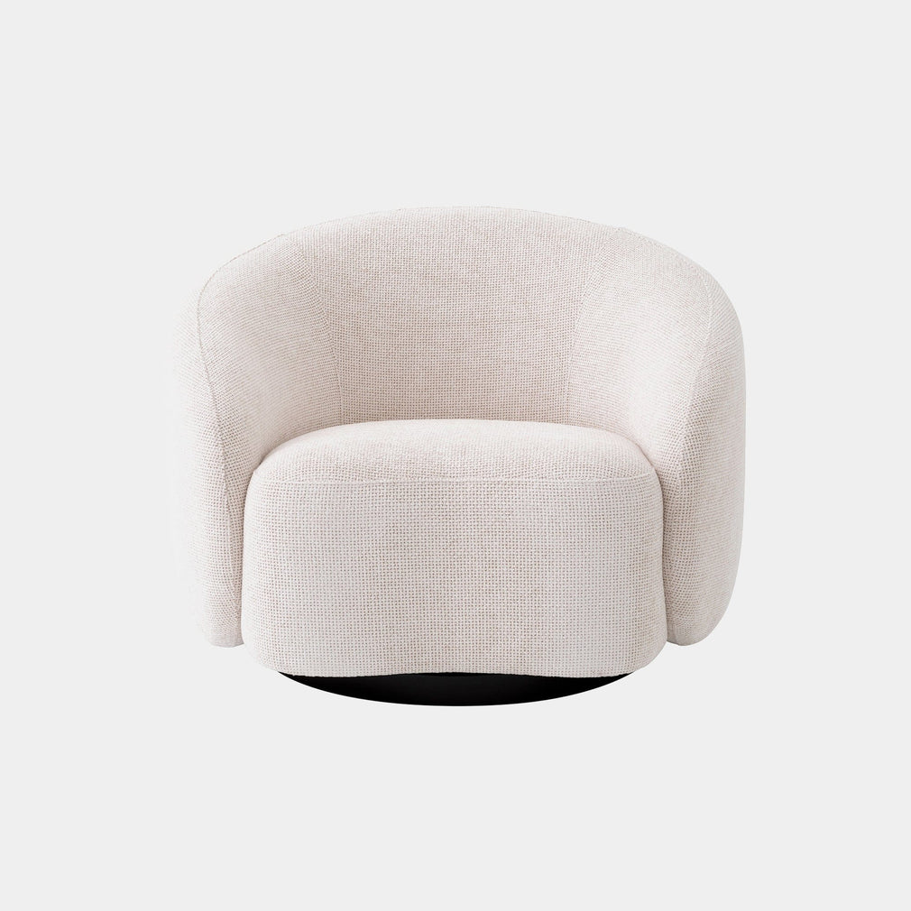 Eichholtz Amore - Swivel Chair In Fabric Lyssa Off-White