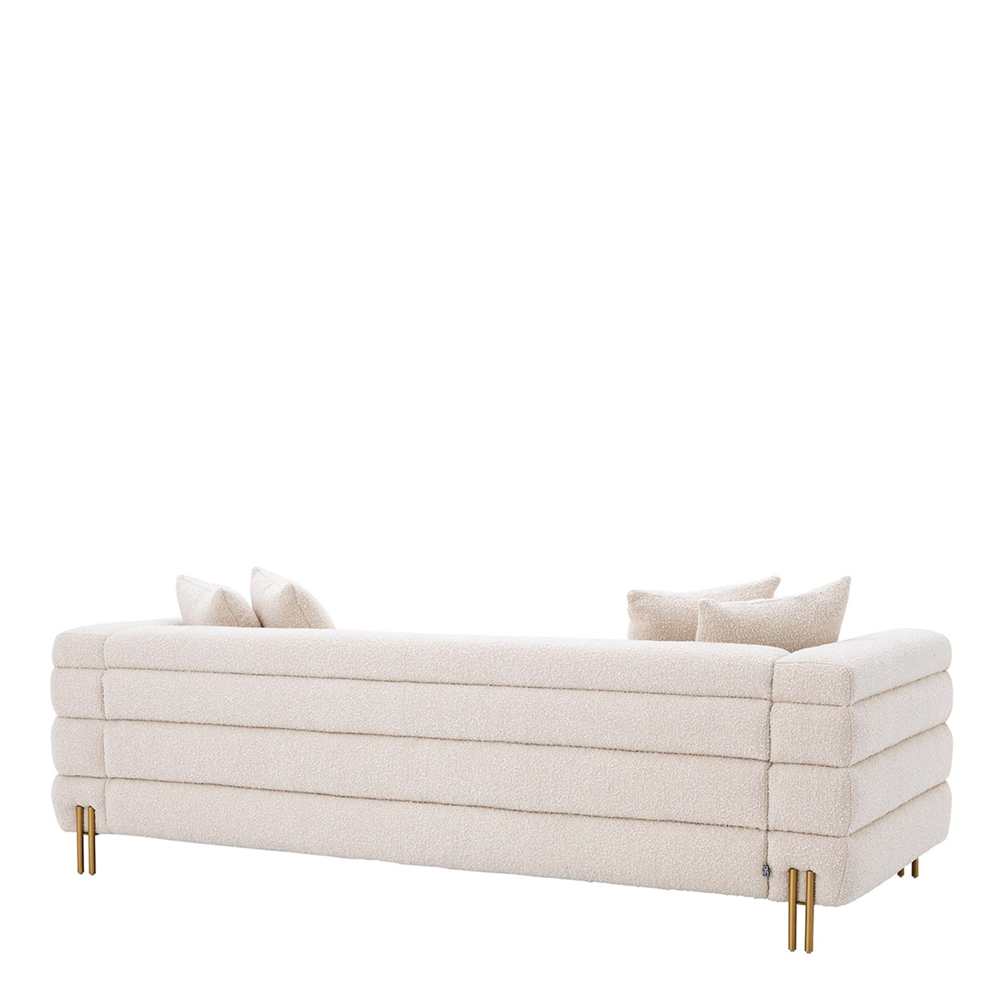 Large Sofa In Fabric Boucle Cream