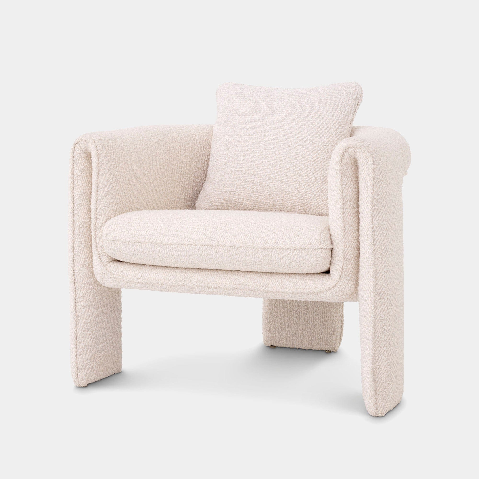 Toto - Chair In Fabric Boucle Cream