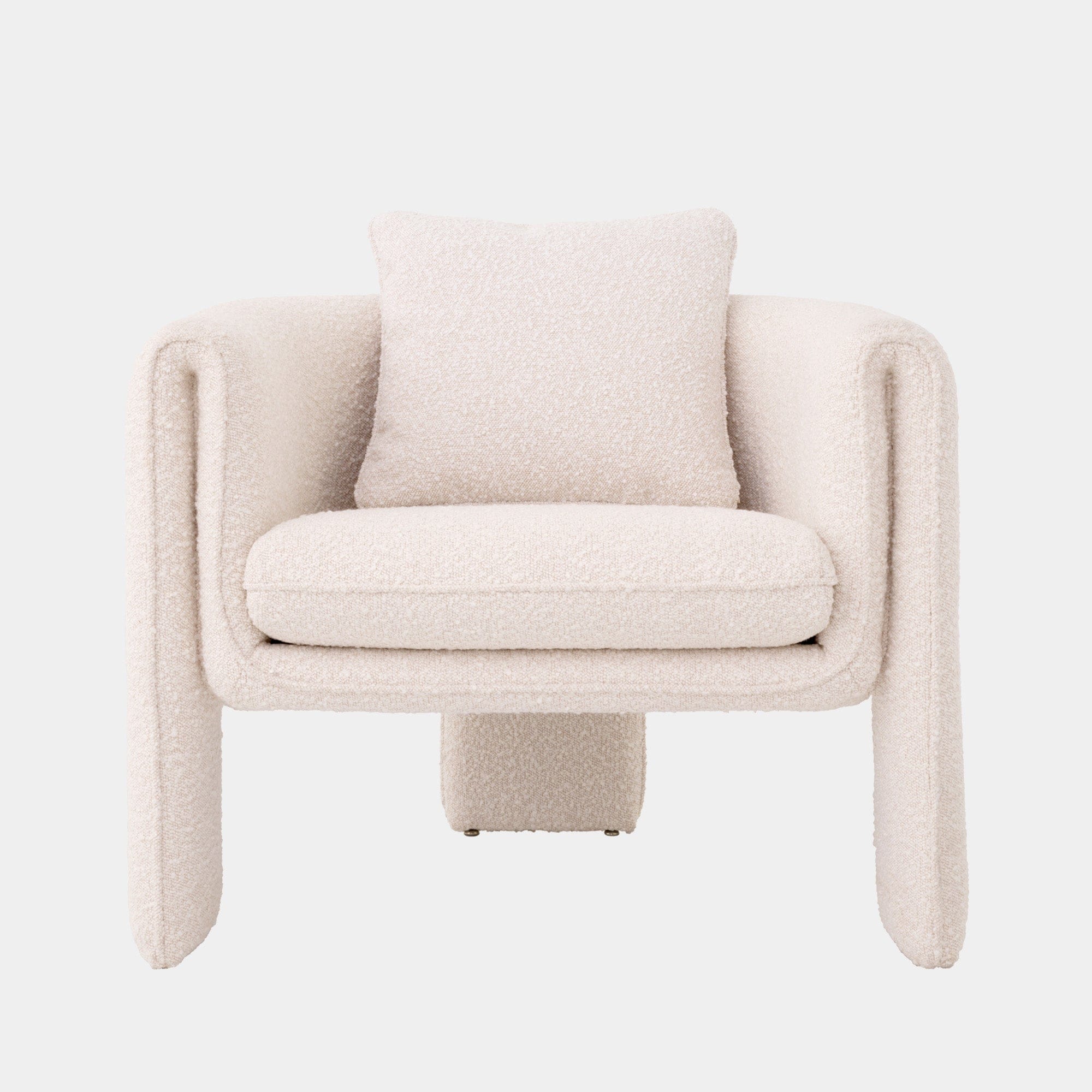 Toto - Chair In Fabric Boucle Cream