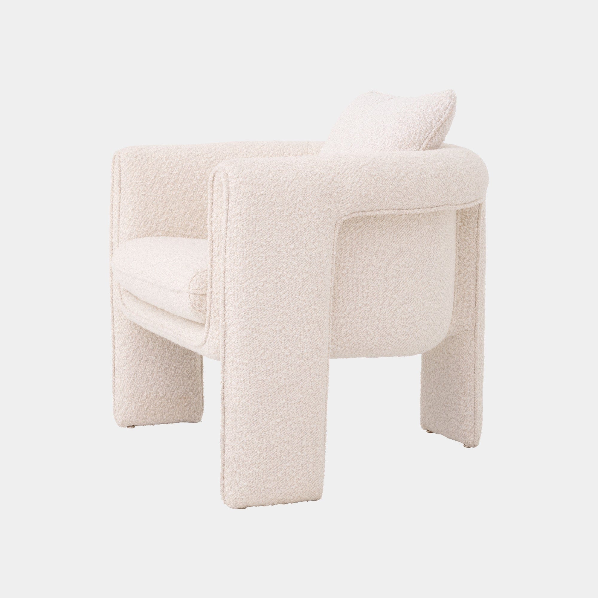 Toto - Chair In Fabric Boucle Cream