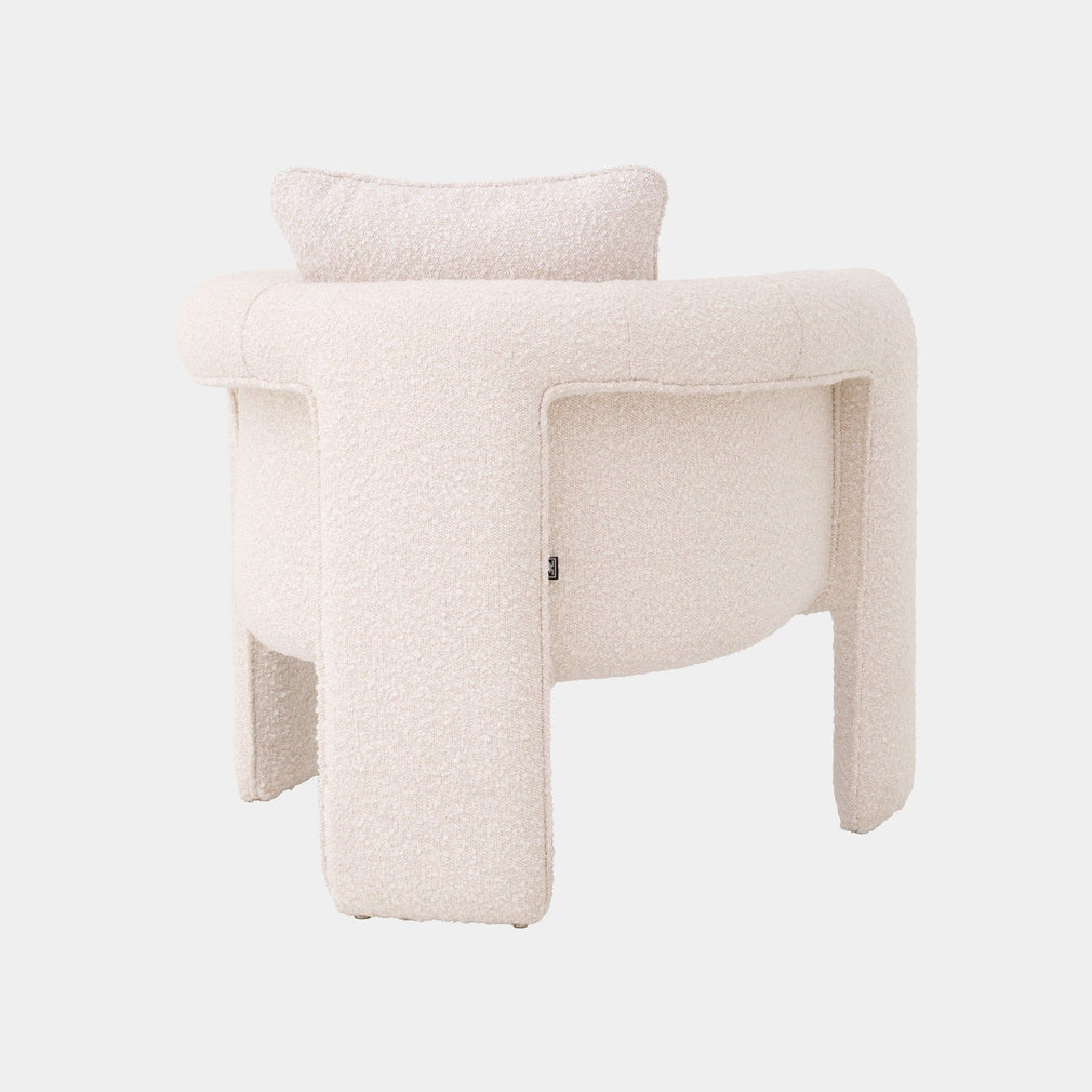 Toto - Chair In Fabric Boucle Cream