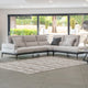 Laterza - 2 Seat Adjustable Sofa In Fabric Or Leather Microfibre