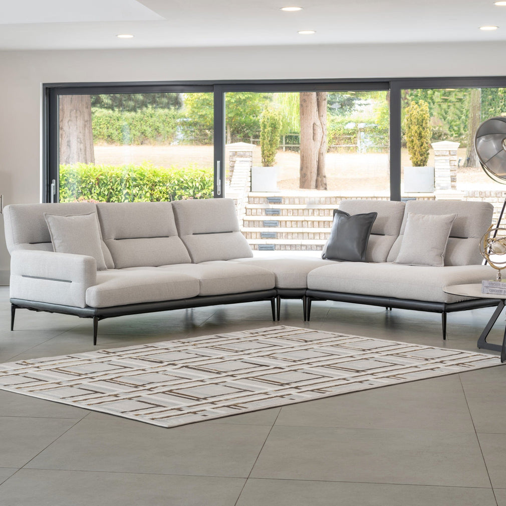 Laterza - 2 Seat Adjustable Sofa In Fabric Or Leather Microfibre