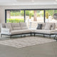 Laterza - 2 Seat Adjustable Sofa In Fabric Or Leather Microfibre