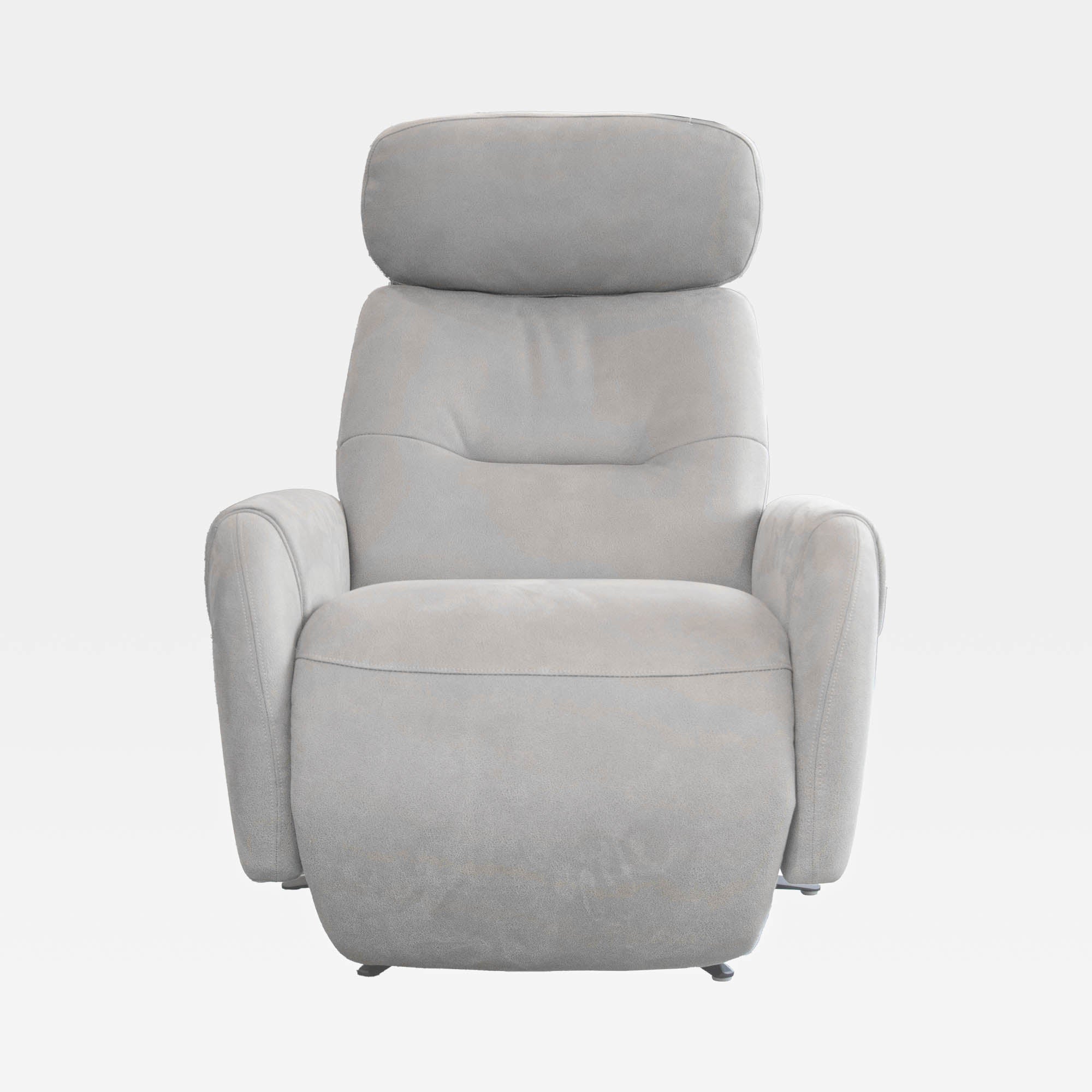 Push Back Accent Chair In Fabric  BLJ 22 Dove Grey